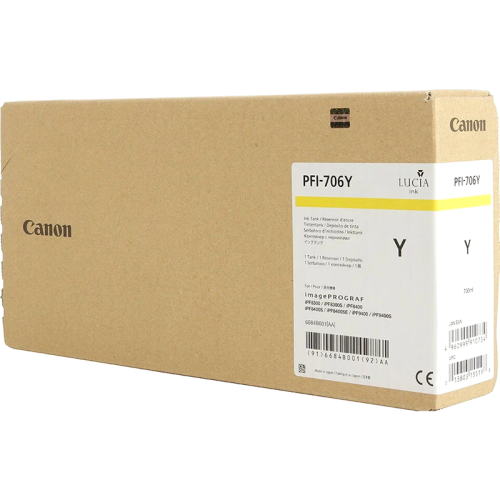 Картридж/ PFI-706 Y фото 3 Картридж/ PFI-706 Y фото 3