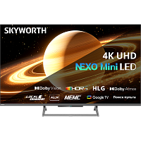 55X67H 55", Ultra HD, IPS, Mini-LED, Full Array Local Dimming, 54 зоны локального затемнения, Matte Screen, 300Nit, 1200:1, Google TV, DVB-T2/C/S2, 2.0 ch Sound 10W*2 Dolby Atmos, 120Hz HSR, 3 HDMI, 2 USB, Digital Audio Output, LAN, Composite output, CI,
