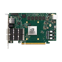 MBF2H516C-CECOT Интеллектуальный сетевой адаптер/ NVIDIA BlueField-2 P-Series DPU 100GbE Dual-Port QSFP56, integrated BMC, PCIe Gen4 x16, Secure Boot Enabled, Crypto Enabled, 16GB on-board DDR, 1GbE OOB management, Tall Bracket, FHHL