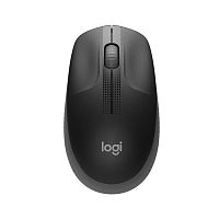 910-005905 Мышь беспроводная Lgitech M190 Charcoal 910-005905 черная, оптическая, 1000dpi, 2.4GHz, USB-ресивер (091825)