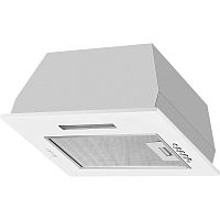ANGERS40Blanc Встраиваемая вытяжка MONSHER/ Встраиваемая вытяжка, ширина 40 см, отвод/рециркуляция, 500 м3/час, механическое кнопочное управление, 3 скорости, светодиодное освещение 1х5 Вт, металлические жироулавливающие фильтры, угольный фильтр KFY (опци
