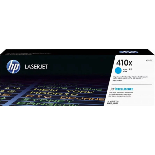 CF411X Тонер-картридж/ HP 410X High Yield Cyan Original LaserJet Toner Cartridge