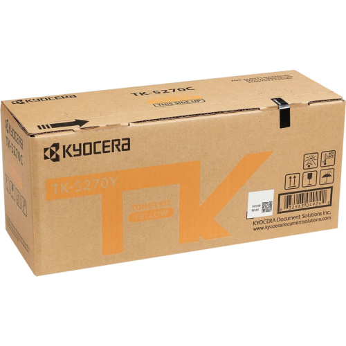 1T02TVANL0 тонер-картридж Kyocera TK-5270Y/ Toner Cartridge Kyocera TK-5270Y (6K) фото 2 1T02TVANL0 тонер-картридж Kyocera TK-5270Y/ Toner Cartridge Kyocera TK-5270Y (6K) фото 2