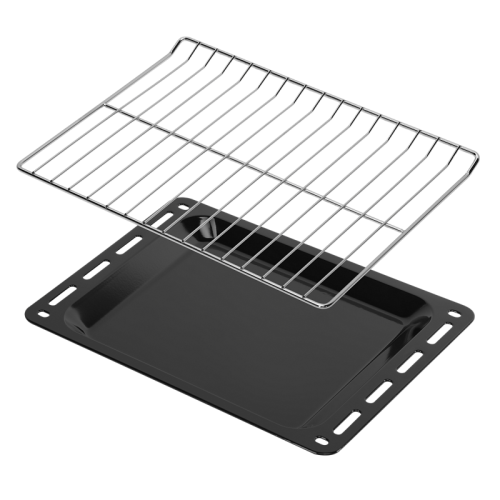 OEF606BK Шкаф духовой электрический HOMSair/ электрический, встраиваемый, механическое управление, 60 л., конвекция, гриль, таймер, черный фото 11