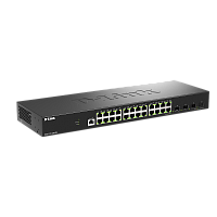 DGS-1210-28X/ME/C1A Коммутатор/ Управляемый L2 коммутатор, 24x1000Base-T, 4x10GBase-X SFP+, защита от статического электричества до 6 кВ, CLI, консольный порт RJ-45, RPS, поддержка Dying Gasp