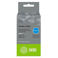 -/ Картридж ленточный Cactus CS-M21-750427 черный для Brady BMP21-PLUS, BMP21-LAB