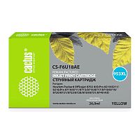 CS-F6U18AE -/ Картридж струйный Cactus CS-F6U18AE 953XL желтый (26мл) для HP OJ Pro 7740/8210/8218/8710/8715