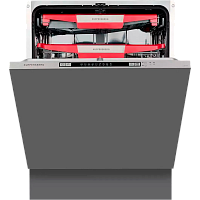 GLM6075 Встраиваемая посудомоечная машина Kuppersberg/ Полноразмерная, Полностью встраиваемая, количество корзин: 3, регулируемая по высоте верхняя корзина (лифт), дополнительная подставка для бокалов, ширина 60 см, 14 комплектов, электронное управление,