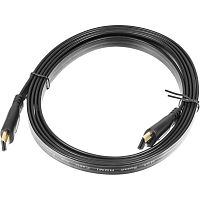 BHPHDMI2 Кабель аудио-видео Buro HDMI 1.4 Flat HDMI (m)/HDMI (m) 2м. черный (BHP HDMI 2)