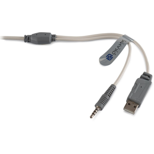 1796952 Наушники с микрофоном Oklick HS-L300G белый 2.2м мониторные оголовье (1796952) фото 4 1796952 Наушники с микрофоном Oklick HS-L300G белый 2.2м мониторные оголовье (1796952) фото 4