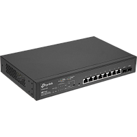 SG2210MP Коммутатор/ 10-Port Gigabit Smart Switch with 8-Port PoE+, 8? Gigabit PoE+ Ports, 2? Gigabit SFP Slots