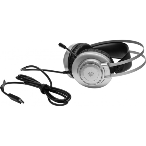 J200S Наушники с микрофоном A4Tech Bloody J200S серый 2м мониторные USB оголовье (J200S) фото 8 J200S Наушники с микрофоном A4Tech Bloody J200S серый 2м мониторные USB оголовье (J200S) фото 8