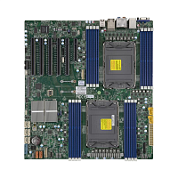 MBD-X12DAI-N6-B Материнская плата/ MB Supermicro X12DAI-N6, 2x LGA 4189, C621A, 16xDDR4, 5 PCI-E 4.0 x16, 1 PCI-E 4.0 x8, M.2 Interface: 2 PCI-E 4.0 x4, 2280, 22110, Dual LAN with Intel® i210 Gigabit, 1 VGA
