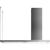 CLUI75.E4P2#NEUI490F Вытяжка FALMEC LUMEN ISOLA NRS 175 DX, серия Silence - NRS, 175 см, островная, электронное/кнопочное управление, светодиодное освещение, периметральное всасывание, технология бесшумной работы NRS, 4 скорости, отвод/циркуляция, интенси