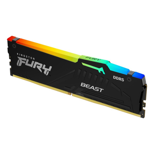 KF552C40BB2A-32 Память оперативная/ Kingston 32GB 5200MT/s DDR5 CL40 DIMM FURY Beast RGB фото 2