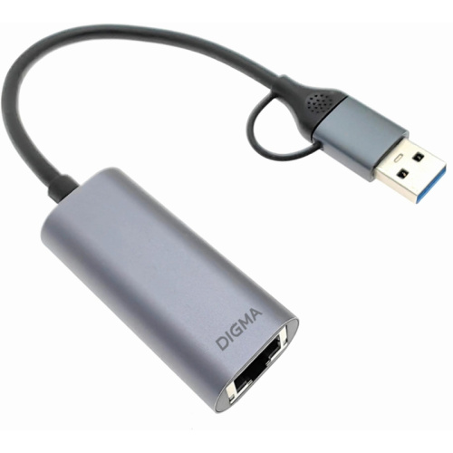 DLA-GEUC01 Сетевой адаптер Gigabit Ethernet Digma DLA-GEUC01 USB 3.0 фото 9