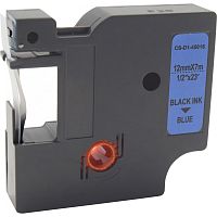 -/ Картридж ленточный Cactus CS-D1-45016 45016 черный/синий для Dymo LM 160, 210D, 280, PnP, 420P, 500 TS; Rhino Pro 6000, 5200, 4200