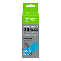 -/ Чернила Cactus CS-EPT6642B T6642 голубой 100мл для Epson L100/L110/L120/L132/L200/L210/L222/L300/L31