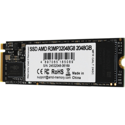 R3MP32048G8 Твердотельный накопитель AMD PCIe 3.0 x4 2TB R3MP32048G8 Radeon M.2 2280 фото 3 R3MP32048G8 Твердотельный накопитель AMD PCIe 3.0 x4 2TB R3MP32048G8 Radeon M.2 2280 фото 3