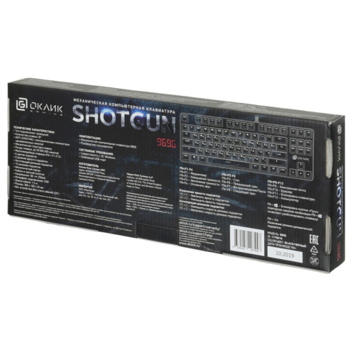 1176616 Клавиатура Oklick 969G SHOTGUN механическая черный USB Multimedia for gamer LED фото 16 1176616 Клавиатура Oklick 969G SHOTGUN механическая черный USB Multimedia for gamer LED фото 16