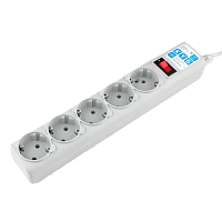 SPG-B-15 Фильтр-удлинитель Power Cube B 5.0 м 5 розеток (серый) 10А/2,2кВт/ Surge protector Power Cube B 5.0 m 5 outlets (gray) 10A / 2.2kW
