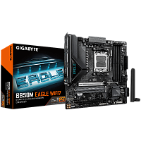 B850MEAGLEWIFI7 Материнская плата Gigabyte B850M EAGLE WF7 Socket AM5 AMD B850 4xDDR5 mATX AC`97 8ch(7.1) 2.5Gg RAID+HDMI+DP