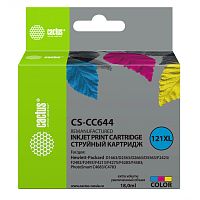-/ Картридж струйный Cactus CS-CC644 №121XL многоцветный (18мл) для HP DJ D1663/D2500/D2563/D2663/D5563