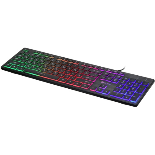 1061617 Клавиатура Oklick 550ML черный USB slim Multimedia LED (1061617) фото 4