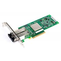 QLE2562-CK Qlogic QLE2562-CK PCIe 2.0, x8, 2-ports, 8GFC, SR-Optic, трансиверы установлены, LP+FH brackets, OEM