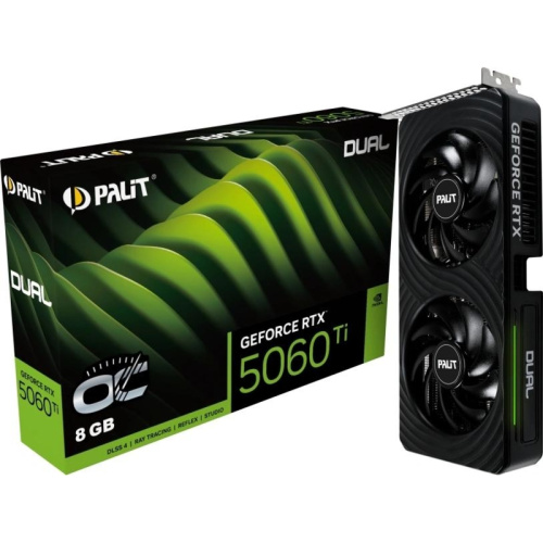 NE7506TT19P1-GB2062D Видеокарта PCIE16 RTX5060TI 8GB PA-RTX5060Ti DUAL OC 8GB PALIT фото 4 NE7506TT19P1-GB2062D Видеокарта PCIE16 RTX5060TI 8GB PA-RTX5060Ti DUAL OC 8GB PALIT фото 4