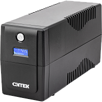 3S850 ИБП ONTEK 3S 850 ВА/480 Вт линейно-интерактивный ИБП с функцией AVR, выход C13x4 шт, LCD, USB/RJ45, 7,5Ач х 1шт/ ИБП ONTEK