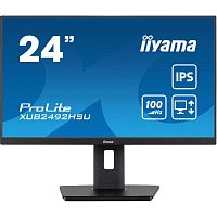 XUB2492HSU-B6 Монитор Iiyama 23.8" ProLite XUB2492HSU-B6 черный IPS LED 0.4ms 16:9 HDMI M/M матовая HAS Piv 250cd 178гр/178гр 1920x1080 100Hz DP FHD USB 4.9кг