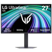 27G550B-B Монитор/ LG UltraGear 27G550B-B 27'' 1920x1080, IPS, 178x178, 300nit, 300Hz, 1ms, 2HDMI/DP, noUSB-A, Audio out, LTSP, ExtPWR, 100x100VESA, Фиолетово-серый, 1y