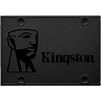 SA400S37/960G Твердотельный накопитель/ Kingston SSD A400, 960GB, 2.5" 7mm, SATA3, 3D TLC, R/W 500/450MB/s, TBW 300, DWPD 0.3 (36 мес)