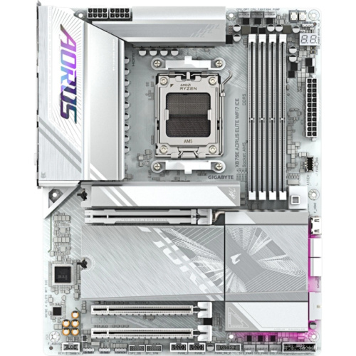 X870EAORUSELITEWIFI7ICE Материнская плата Gigabyte X870E AORUS ELITE WIFI7 ICE, RTL фото 2 X870EAORUSELITEWIFI7ICE Материнская плата Gigabyte X870E AORUS ELITE WIFI7 ICE, RTL фото 2