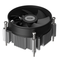 R95S-I Кулер для процессора/ CPU Cooler PCCooler R95S-I (95W, 4-pin PWM, 60mm, Al, -mm, 1x92mm, 36.2CFM, 31.1dBA, 2600RPM, S: 1851/1700/1200/115X, black)