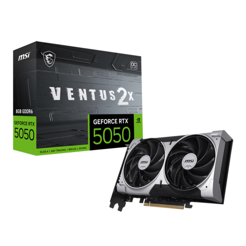 GeForceRTX50508GVENTUS2XOC Видеокарта/ GeForce RTX 5050 8G VENTUS 2X OC