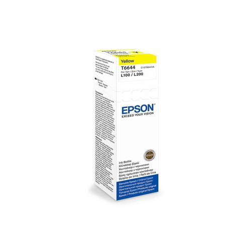 C13T66444A Чернила/ Epson L100 Yellow ink bottle 70ml C13T66444A Чернила/ Epson L100 Yellow ink bottle 70ml