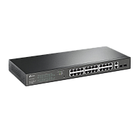 TL-SG1428PE Коммутатор/ 28-Port Gigabit Easy Smart Switch with 24-Port PoE+