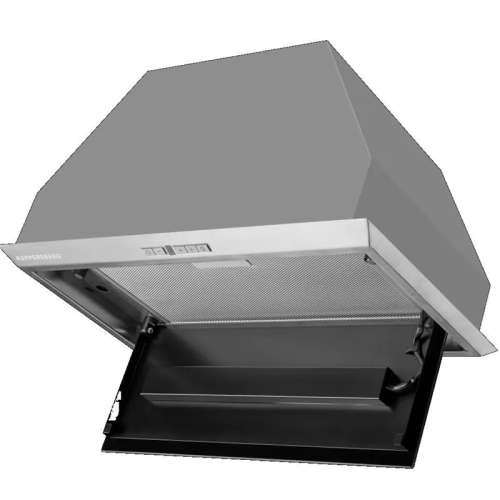 INTRO60X Встраиваемая вытяжка Kuppersberg/ 54х17х28 см, 650 м3/ч, High-Tech, нерж. сталь фото 2
