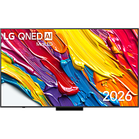 85QNED83B6A.ARUG Телевизор ЖК 85'' LG/ 85", Ultra HD, QNED MiniLED, Dynamic QNED Color, Edge Led, Smart TV (WebOS 26), Wi-Fi 5, DVB-T2/C/S2, MR, 120Hz Native (VRR 144Hz), 2.0ch (20W), 4хHDMI, 2хUSB, 2 Pole, черный графит, 2026