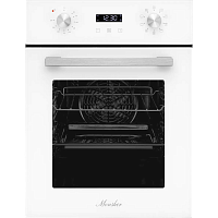 MOE4592Blanc Электрический духовой шкаф Monsher/ ширина 45 см, High-Tech, 50 л, гидролизная очистка, 9 режимов, белый