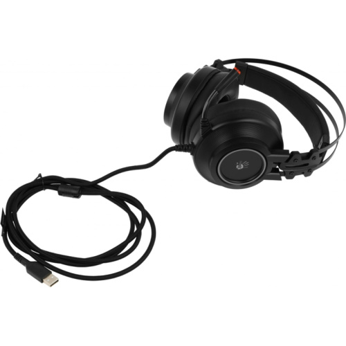 G528C Наушники с микрофоном A4Tech Bloody G528C черный 2м мониторные USB оголовье (G528C) фото 7