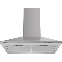 DELTA60Inox Вытяжка HOMSair DELTA 60 Inox/ подвесная, кнопочное управление, 3 скорости, 600 м3/ч, до 25 м2, 47 дБ, угольный фильтр CF130 (2шт.), светодиодное LED-освещение, ДхШхВ: 475х600х180, нерж. сталь