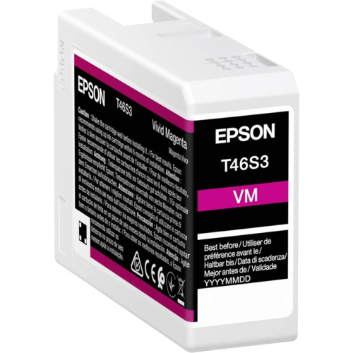 C13T46S300 Картридж/ Singlepack VividMagenta T46S3 UltraChromePro10 ink 25ml C13T46S300 Картридж/ Singlepack VividMagenta T46S3 UltraChromePro10 ink 25ml