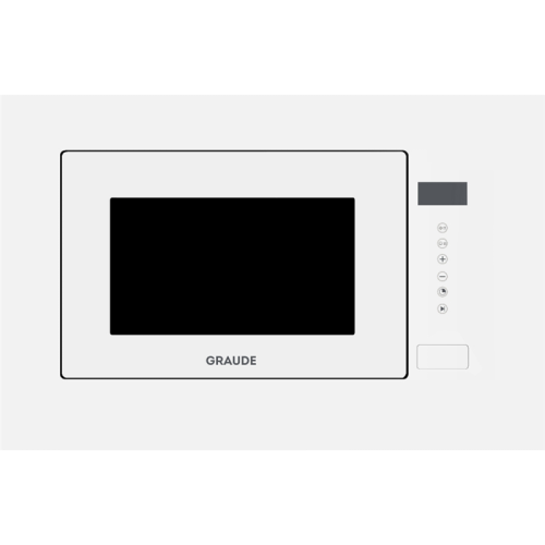 MWG38.1W Встраиваемая микроволновая печь Graude/ Встраиваемая, 60 см, 20 л, гриль, белый цвет
