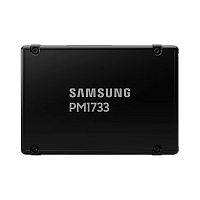 MZWLR3T8HBLS-00007 Твердотельный накопитель/ Samsung SSD PM1733, 3840GB, U.2(2.5" 15mm), NVMe, PCIe 4.0 x4/dual port x2, V-NAND, R/W 7000/3800MB/s, IOPs 1 500 000/135 000, TBW 7008, DWPD 1 (12 мес.) updated controller