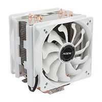 AS.01.07.0018 Вентилятор ALSEYE S120D-W Universal, TDP 135W, 2x120FAN, 4 heat pipe, WHITE, PWM, RTL{20} (874265)