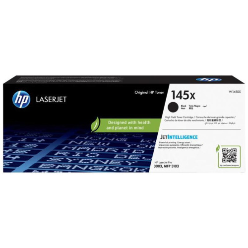 W1450X Тонер-картридж/ HP 145X Black Original Laser Toner Cartridge