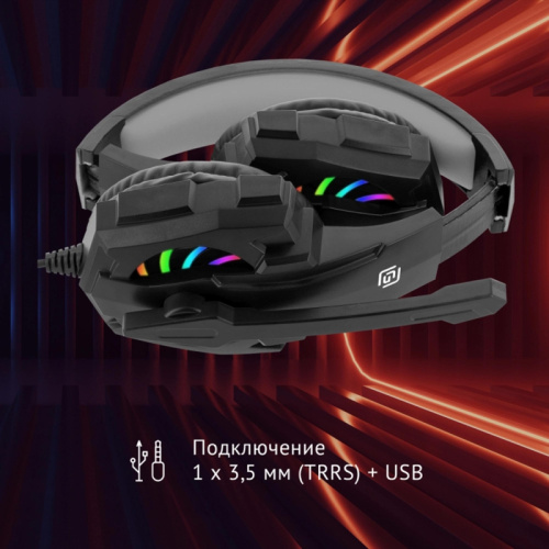 1939807 Наушники с микрофоном Oklick HS-L355G черный 1.8м мониторные оголовье (1939807) фото 10 1939807 Наушники с микрофоном Oklick HS-L355G черный 1.8м мониторные оголовье (1939807) фото 10